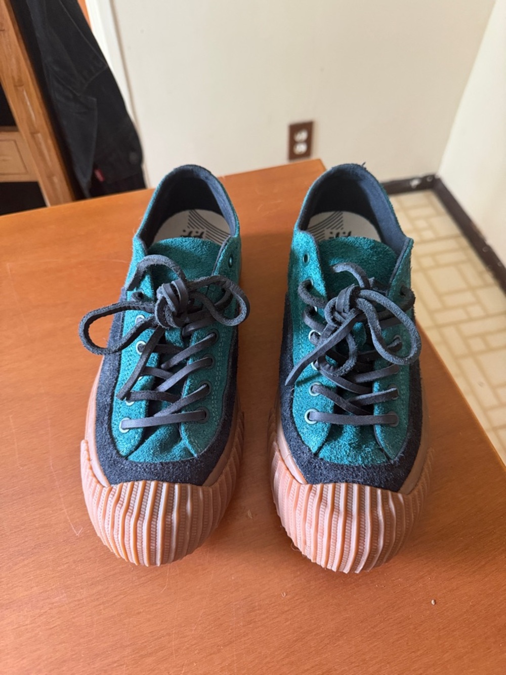 PF flyers Grounder Low Top Deep Green